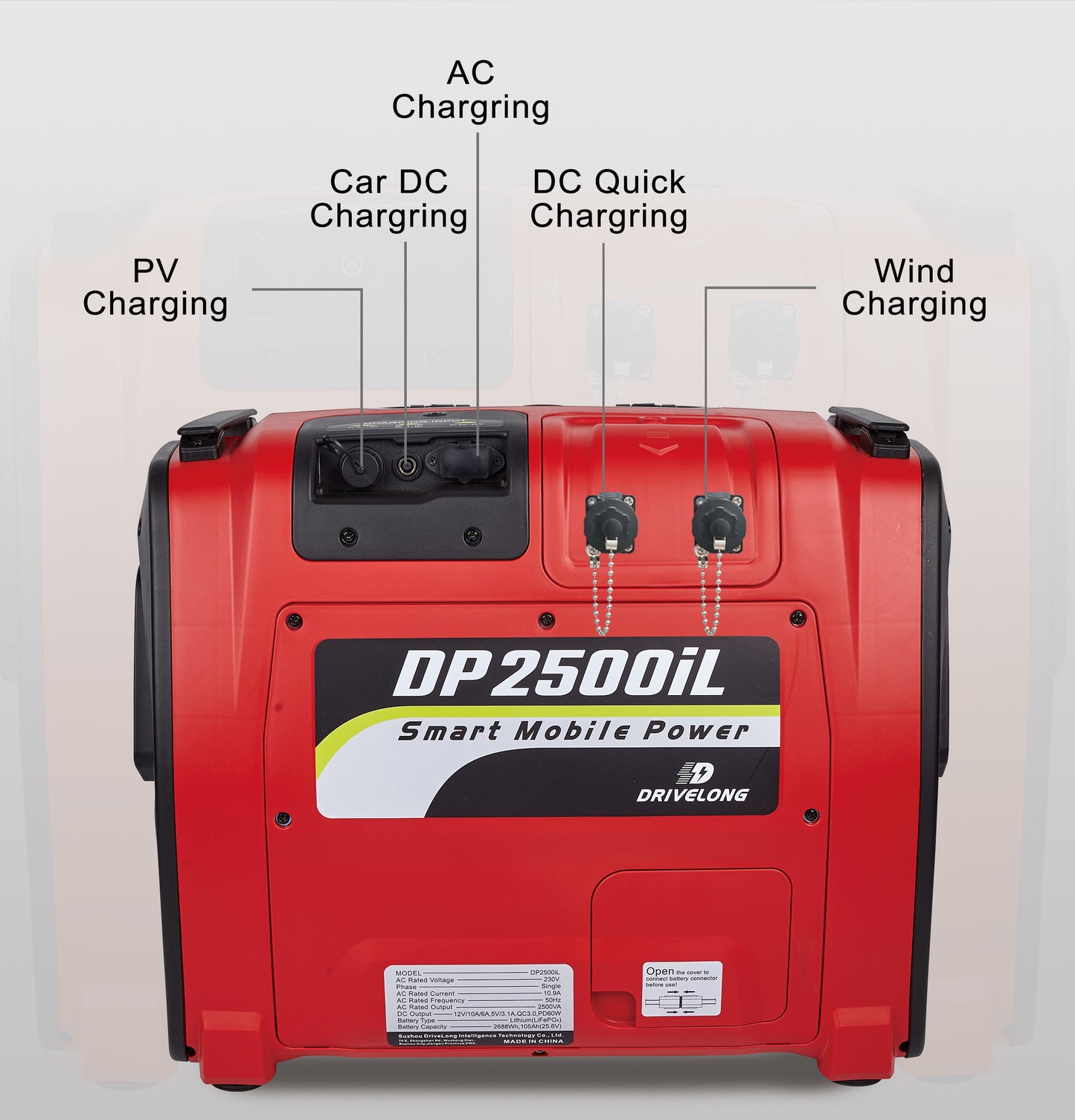 Gen-Mate DP2500iL - Portable LFP Battery Generator