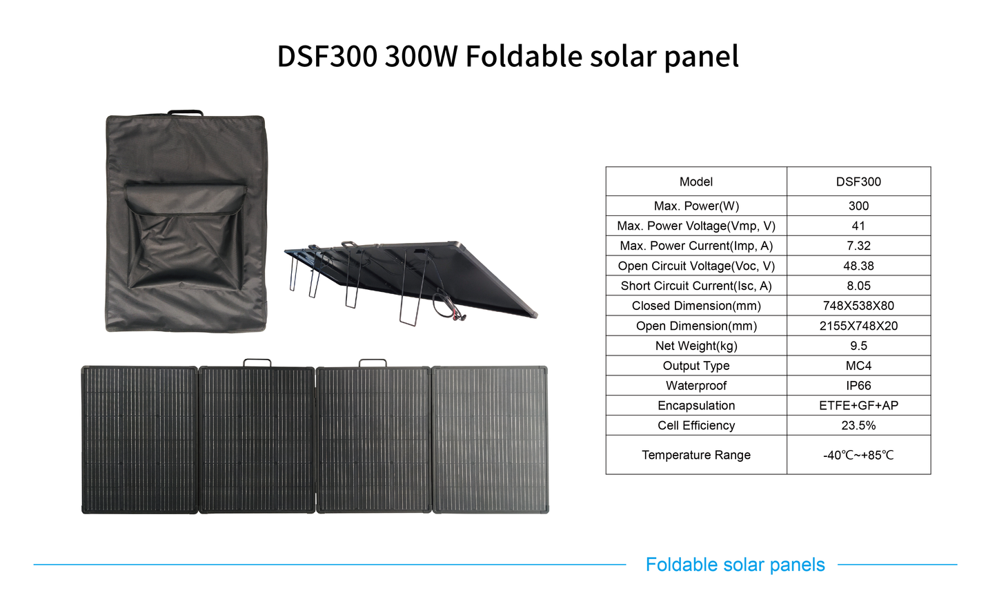 Gen-Mate - 300W Portable Solar Panel